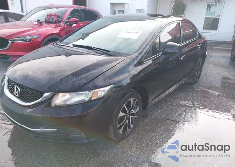 2013 Honda Civic Ex z USA, uszkodzony, nr VIN 19XFB2F84DE069557